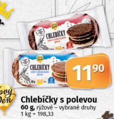 Rýžové chlebíčky polomáčené Nový Den