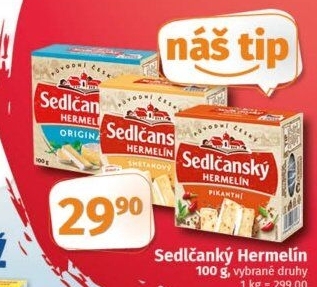 Sýr Hermelín Sedlčanský