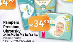 Výrobky Pampers