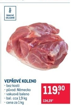 Koleno vepřové bez kosti