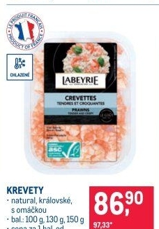 Krevety Labeyrie