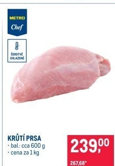 Krůtí prsa Metro Chef