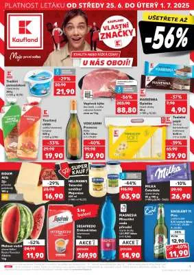 akční leták Kaufland 25.6.2025-1.7.2025