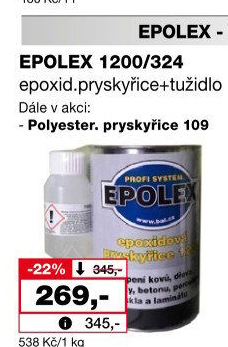 Epoxidová pryskyřice a tužidlo Epolex
