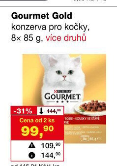 Konzerva pro kočky Gold Gourmet Purina