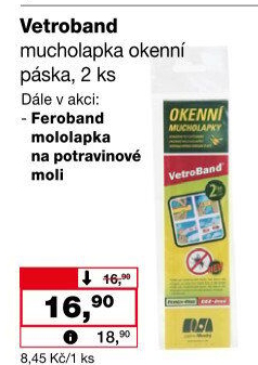 Okenní mucholapka VetroBand Papírna Moudrý