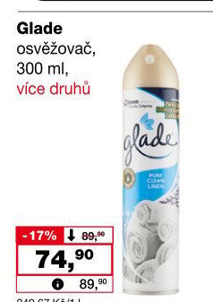 Osvěžovač vzduchu ve spreji Glade by Brise