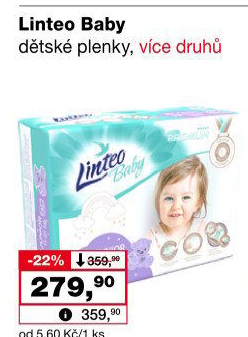 Pleny dětské Linteo Baby
