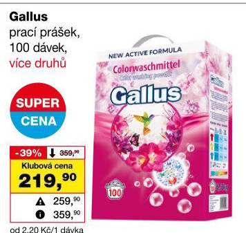 Prací prášek Gallus