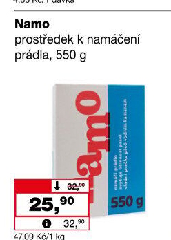 Prací prášek Namo