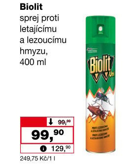 Přípravek proti mravencům a lezoucímu hmyzu sprej Uni Biolit