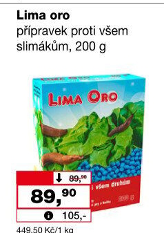 Přípravek proti slimákům Lima Oro
