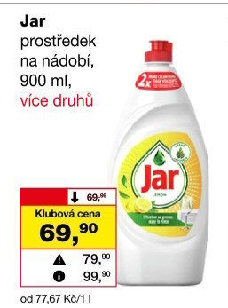 Prostředek na nádobí Jar