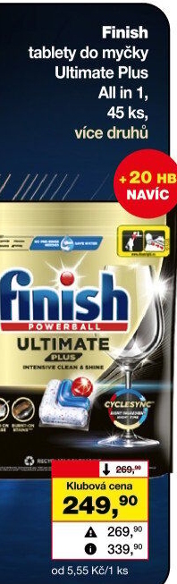 Tablety do myčky Finish Ultimate Plus