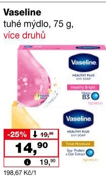 Tuhé mýdlo Vaseline