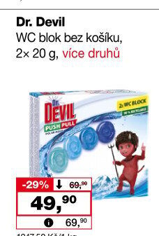 WC blok bodový Push Pull Dr. Devil