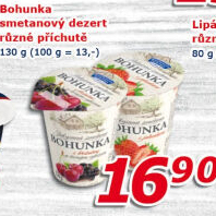 Dezert Bohunka Bohušovická mlékárna