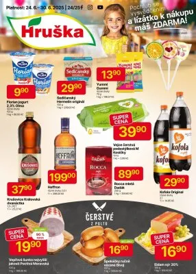akční leták Hruška 24.6.2025-30.6.2025