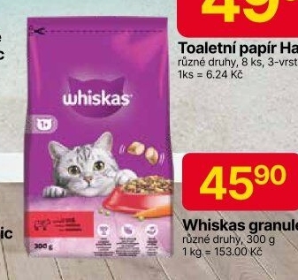 Granule pro kočky Whiskas