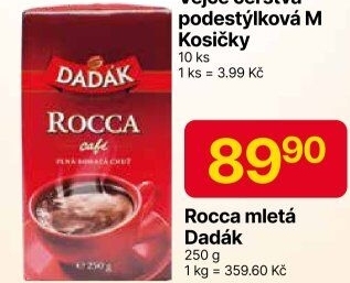 Mletá káva Rocca cafe Dadák