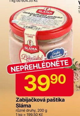 Paštiky Sláma