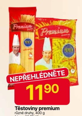 Těstoviny Premium Japavo
