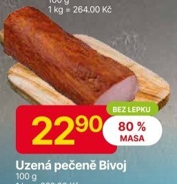 Uzená pečeně Bivoj