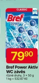 WC blok tuhý Power Aktiv Bref