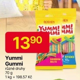 Želé bonbony Yummi Gummi Roshen