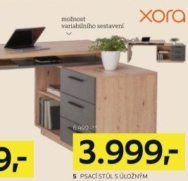 PSACÍ STŮL S ÚLOŽNÝM PROSTOREM