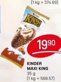 Dezert Maxi King Kinder