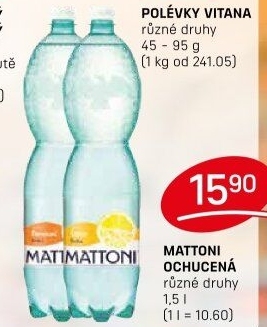 Ochucená voda Mattoni