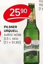 Pivo Pilsner Urquell