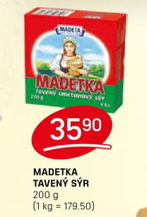 Sýr tavený smetanový Madetka