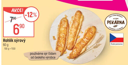 Rohlík se sýrem