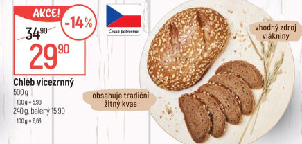 Chléb vícezrnný