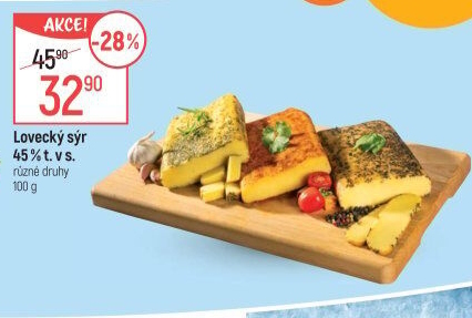 Sýr lovecký 45%