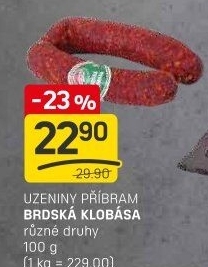 Brdská klobása Maso Příbram