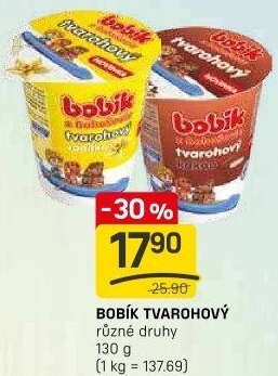 Dezert tvarohový Bobík