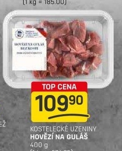 Hovězí maso na guláš Kostelecké uzeniny