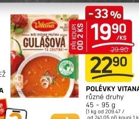 Instantní polévky Vitana