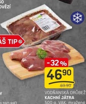 Kachní játra mražená Vodňanská kachna