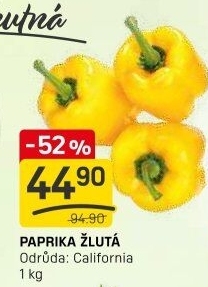 Paprika žlutá