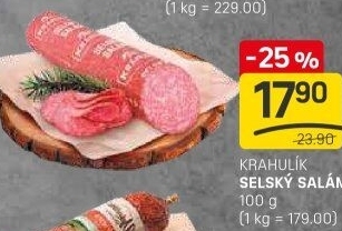 Salám selský Krahulík