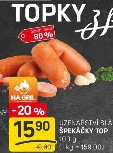 Špekáčky Top Sláma