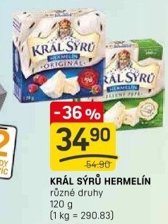 Sýr Hermelín Král sýrů