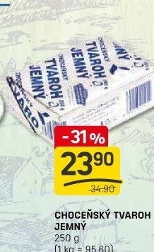 Tvaroh jemný Choceňský