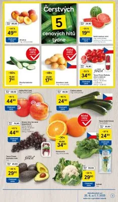 akční leták Tesco 25.6.2025-1.7.2025