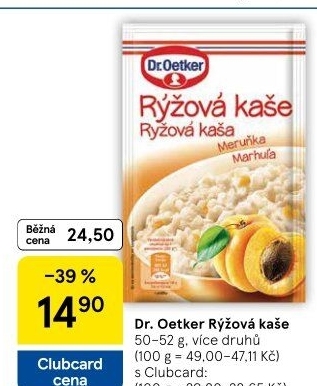 Kaše rýžová Dr. Oetker