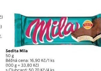 Oplatky Mila Sedita